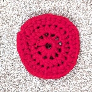 Red Nylon Pot Scrubber Scourer cleaning kitchen bathroom garage